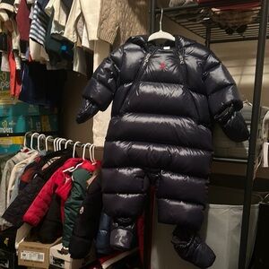 Navy Puffer Snowsuit